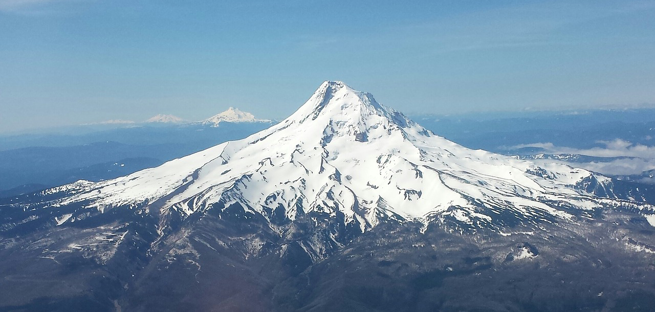 Majestic snow-capped Mt. Hood